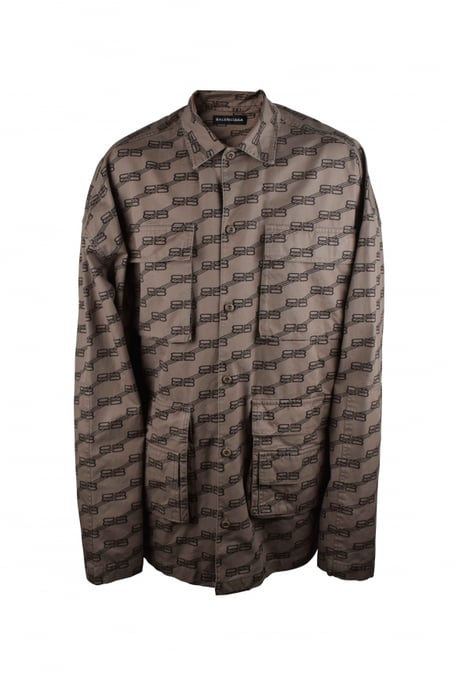 Balenciaga Cargoshirt Nude - Image 1