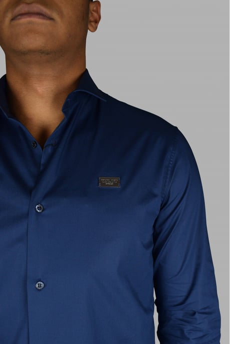 Philipp Plein Diamond Cut LS Iconisch overhemd Blauw - Image 3
