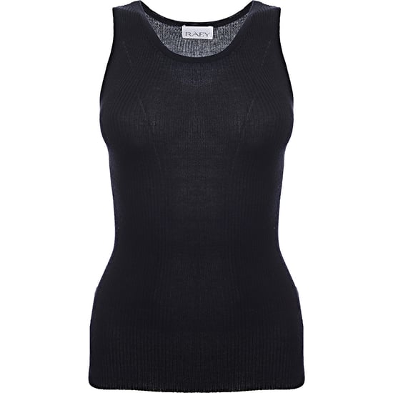 RAEY Womens At: Cashmere And Silk-Blend Vest in Blue - Image 1