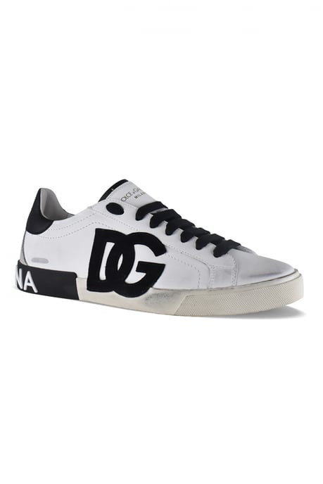 Dolce&Gabbana Portofino Vintage sneakers wit - Image 2