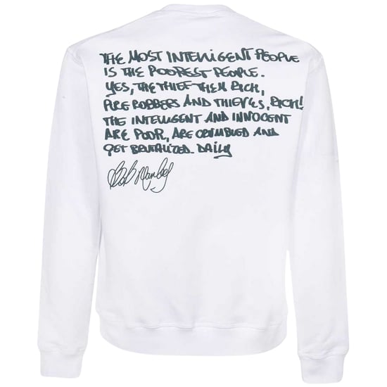 Dsquared2 Bob Marley Cool Fit wit sweatshirt - Image 2