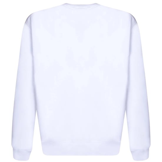 Dsquared2 Small Block Logo White Sweatshirt - Image 2