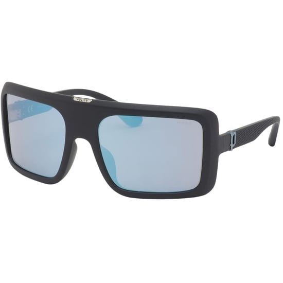 Police Full Rim Square Frame Matte Black Sunglasses - Image 2