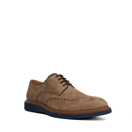 Dune Mens Benidictus - Nubuck Lace-Up Brogues - Image 1