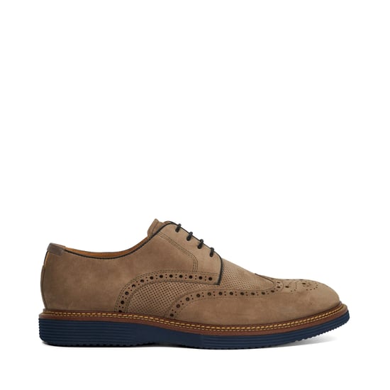 Dune Mens Benidictus - Nubuck Lace-Up Brogues - Image 2