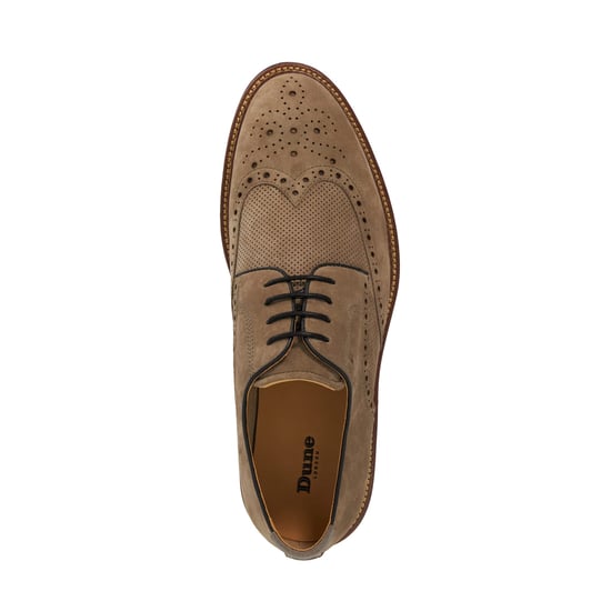 Dune Mens Benidictus - Nubuck Lace-Up Brogues - Image 4