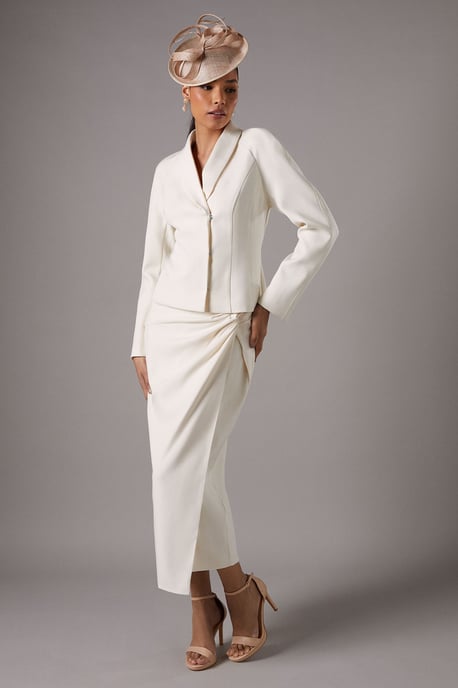 Knot Front Wrap Skirt - Image 2