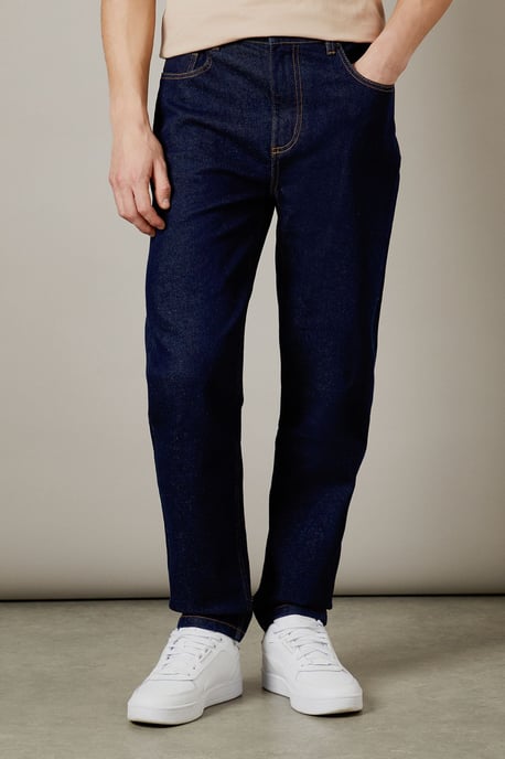 Rinse Wash Stretch Tapered Fit Jeans - Image 1