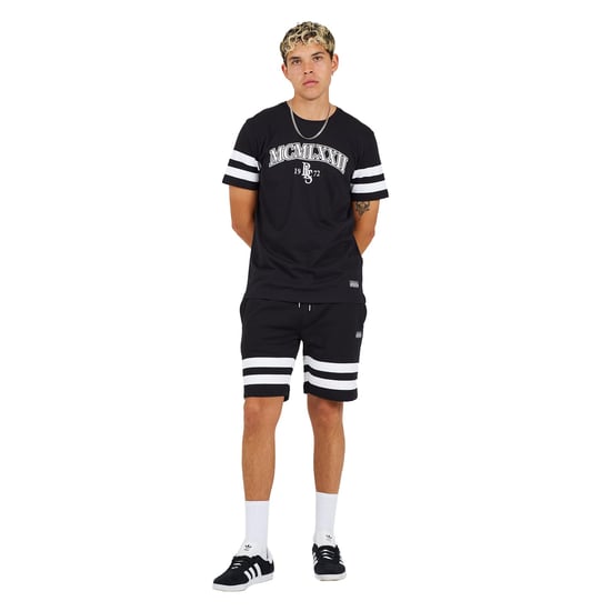 Black T-Shirt & Short Co-Ord Set - Image 3