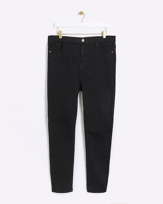 River Island Womens Skinny Jeans Black High Waisted - Image 5