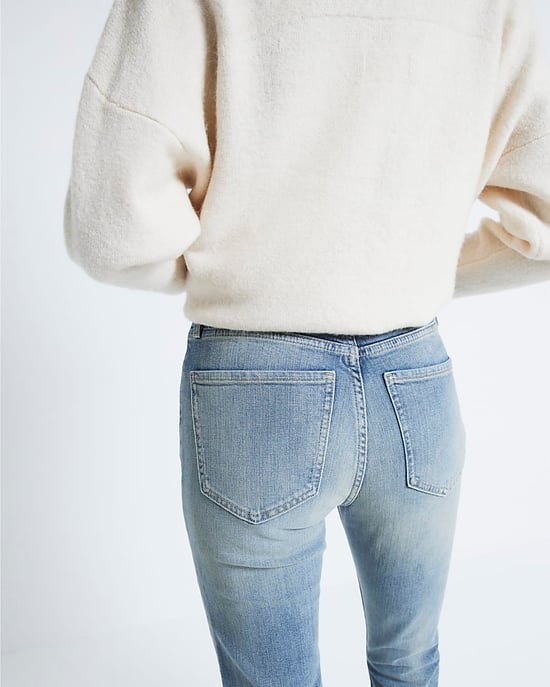 River Island Womens Ankle Grazer Jeans Blue High Waisted Slim Fit - Image 3