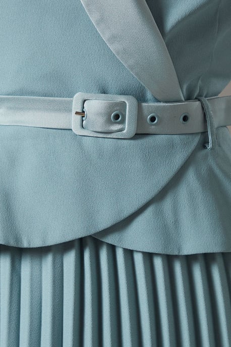 2 in 1 Dress With Pleated Skirt - Image 5