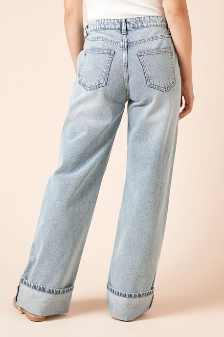 Straight Leg Jean With Patch Pockets - Image 3
