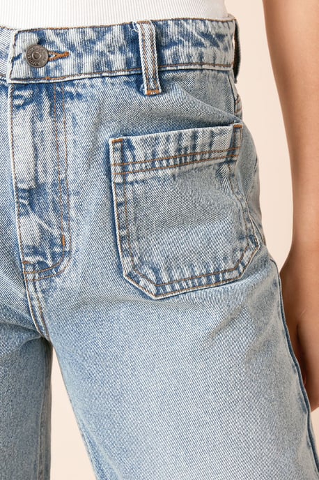 Straight Leg Jean With Patch Pockets - Image 5