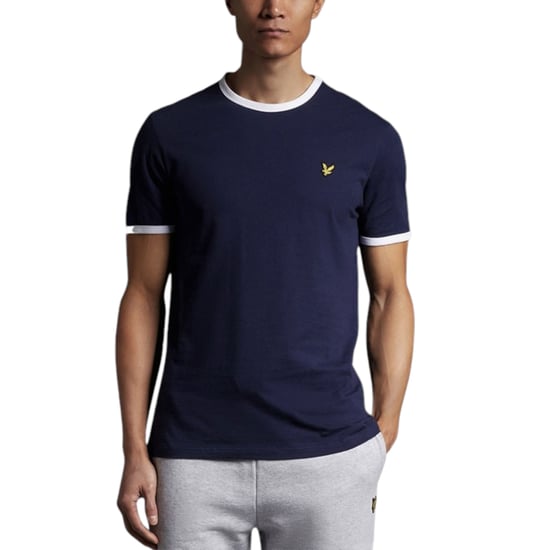 Lyle & Scott Mens Short Sleeve T Shirts Regular Fit Crew Neck Summer Logo Tee - Image 1