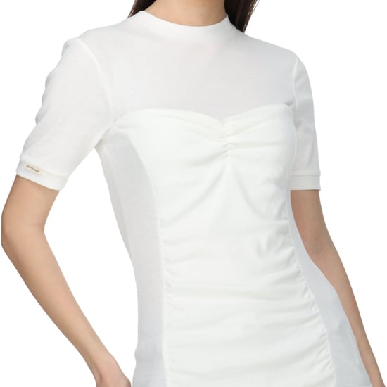 Nike Scrunched Front vit sport T-shirt - Image 3