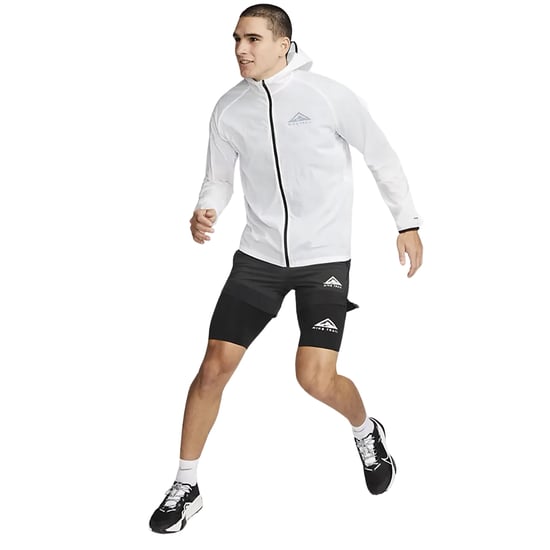 Nike effen superlichtgewicht wit jack - Image 3