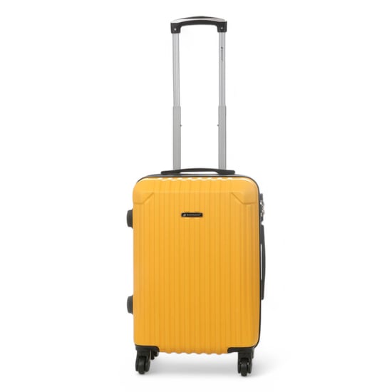 Hard Shell Yellow ABS 8 Wheels Luggage Travel Cabin Suitcase - Image 5