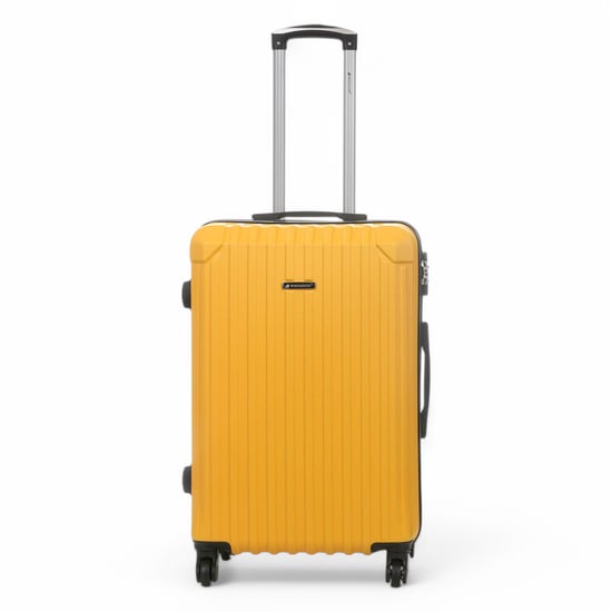 Hard Shell Yellow ABS 8 Wheels Luggage Travel Cabin Suitcase - Image 6