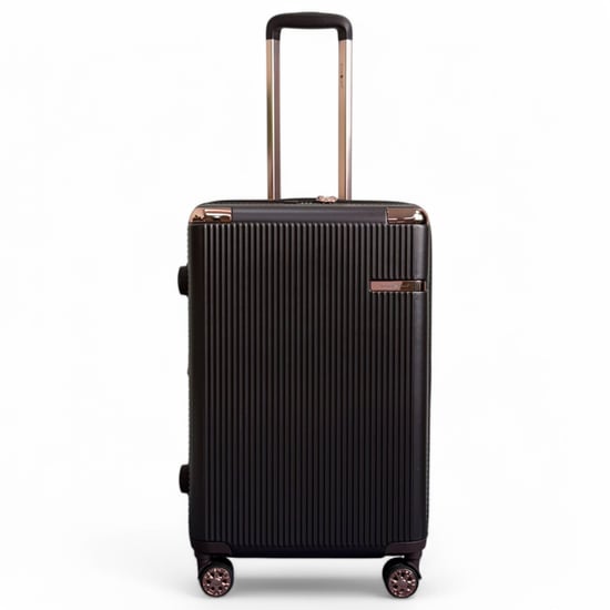 Expandable Marron Hard Shell 8 Wheels Luggage Travel Cabin Suitcase - Image 6