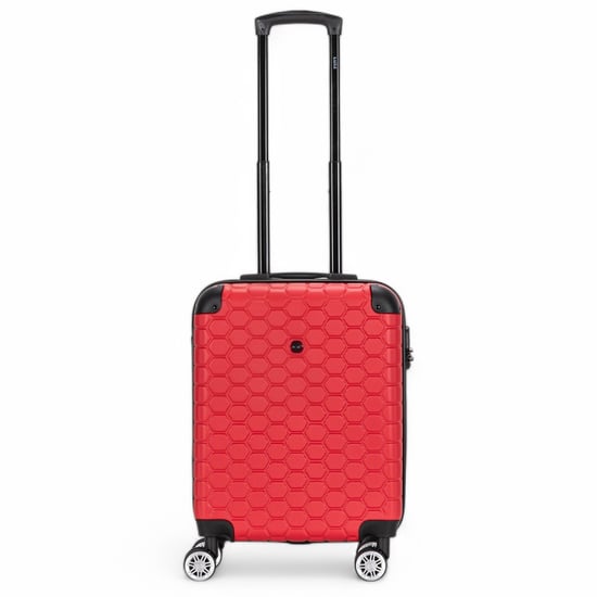 Uitbreidbare rode harde ABS 8-wiel bagage reiskoffer handbagage vakantie koffer - Image 5