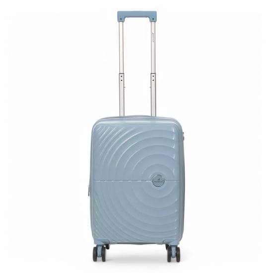 Expanderbar Sky Blue Hard Shell 8 Wheels Bagage Cabin Resväska - Image 5