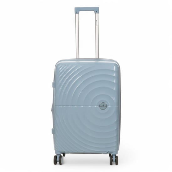 Expanderbar Sky Blue Hard Shell 8 Wheels Bagage Cabin Resväska - Image 6
