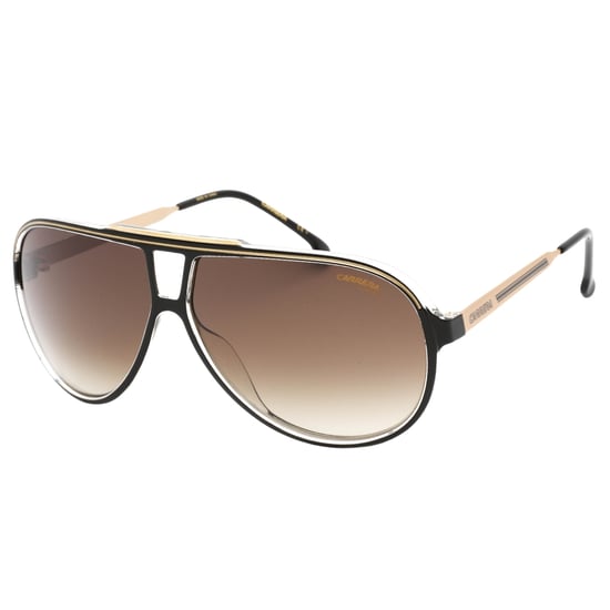 Carrera Brown Gradient Lens Black Detail Gold Sunglasses - Image 2