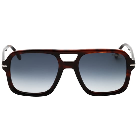 Carrera Dark Grey SF Lens Brown Horn Sunglasses - Image 1