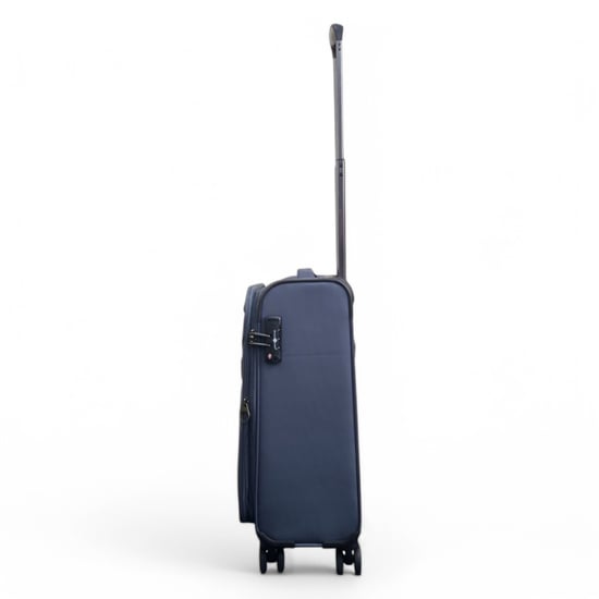 Zachte koffer in de cabine, grijs, 55 x 37 x 20 cm, nylon koffer, geschikt voor Easyjet, Ryanair - Image 5