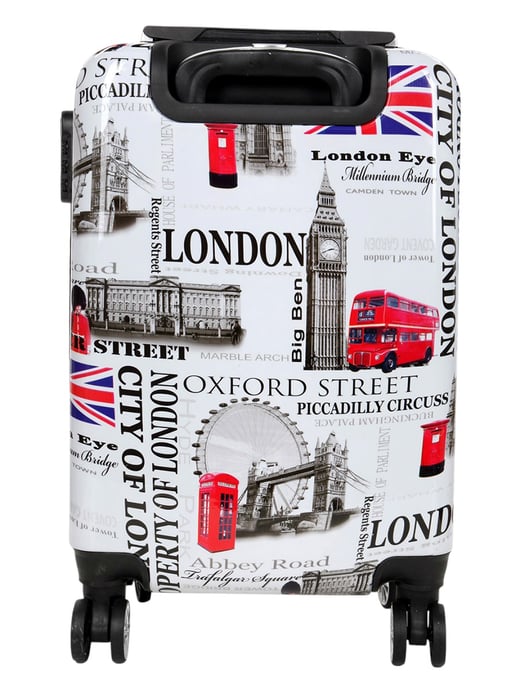 Hard Shell Printed Cabin 36 x 48 x 20 cm Suitcase Luggage Suitable for Easyjet, Ryanair - Image 6