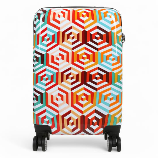 Hard Shell Printed Cabin 55 x 36 x 20 cm PP Suitcase Luggage Suitable for Easyjet, Ryanair - Image 5