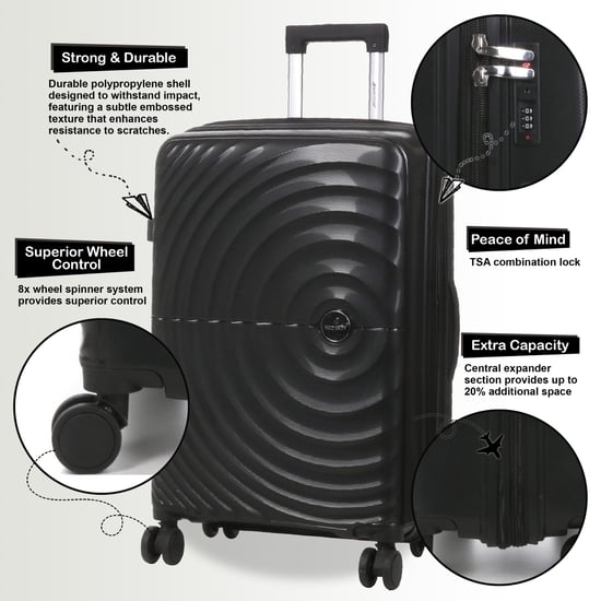 Harde koffer 55 x 37 x 22 cm PP koffer Bagage Geschikt voor Easyjet, Ryanair - Image 3
