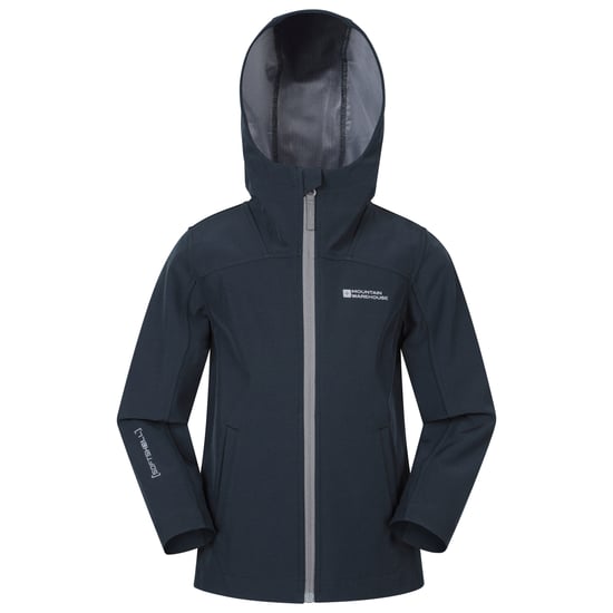 Mountain Warehouse Kinder Retreat Lichtgewicht Softshell Jacket (Zwart) - Image 1