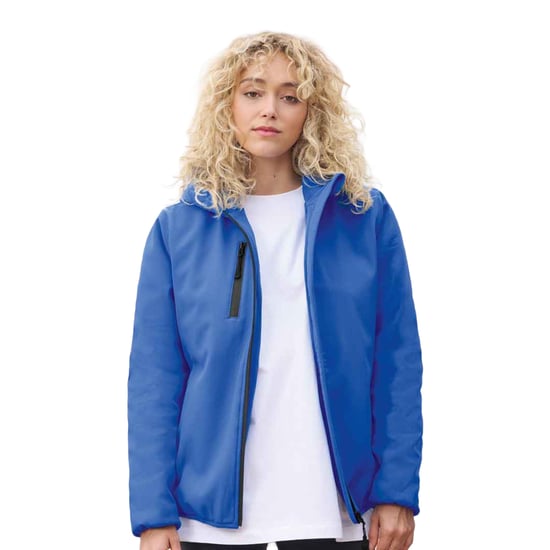 SOLS Dames/Dames Falcon gewatteerd softshell jack (Royaal Blauw) - Image 4