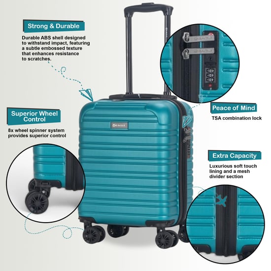 ABS Hardshell Onderstoel Koffer 45 x 30 x 20 cm Bagage Geschikt voor Wizz Air - Image 3