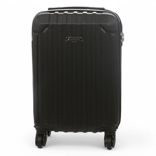 Hard Shell Black ABS 8 Wheels Underseat Cabin Luggage Suitcase - Image 6