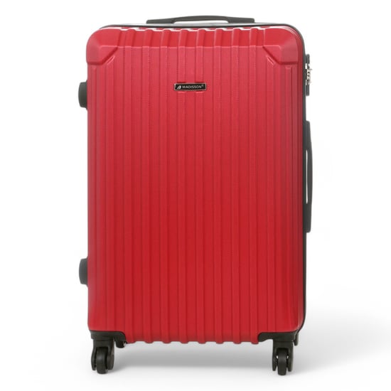 Hard Shell Red ABS 8 Wheels Underseat Cabin Luggage Suitcase - Image 6