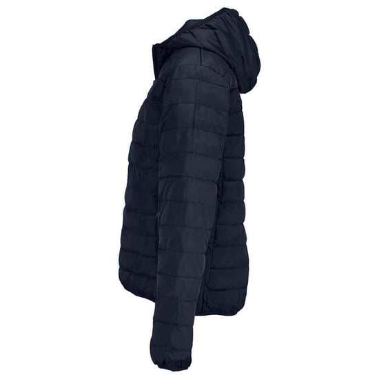 SOLS Dames Stream Gewatteerde Hoodie Jas (Frans Marineblauw) - Image 3