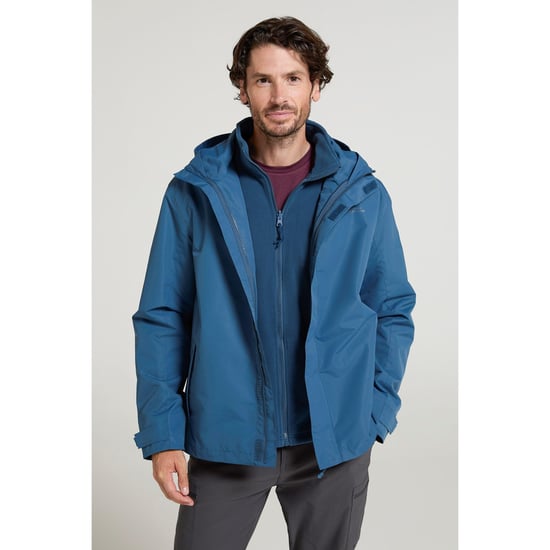 Mountain Warehouse Mens Fell II 3 i 1 Jacket (Mörkblå) - Image 1