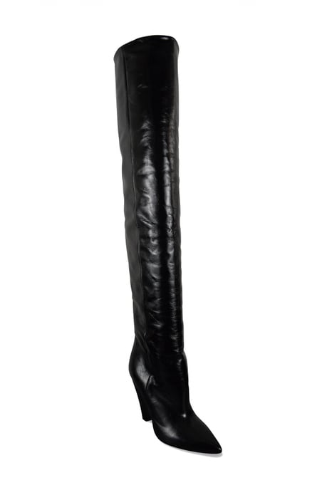 Saint Laurent Niki 105 over-the-knee boots Svart - Image 3