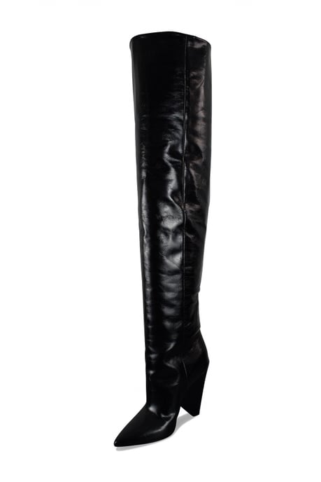 Saint Laurent Niki 105 over-the-knee boots Svart - Image 4