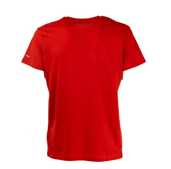 Heren T-shirt met korte mouwen en effen crew-neck met print - Image 2