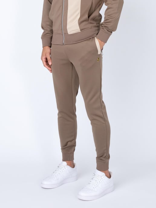 Luke 1977 Men's Francis Cuffed Joggers in Brown - Image 1