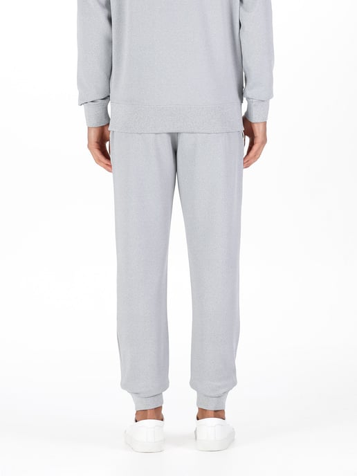 Luke 1977 Men's Francis Cuffed Joggers in Grey - Image 4