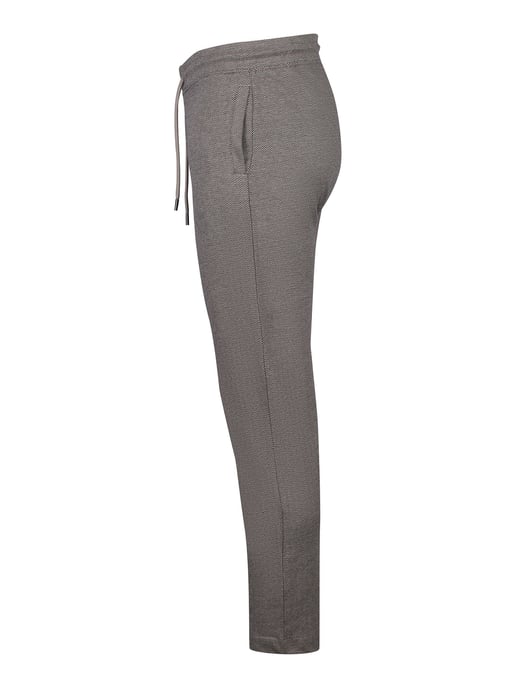 Luke 1977 Men's Genil Smart Herringbone Joggers in Grey - Image 5