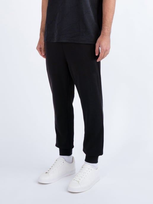 Luke 1977 Men's Dawson Jacquard Joggers in Black - Image 1