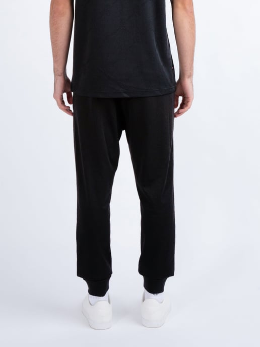 Luke 1977 Men's Dawson Jacquard Joggers in Black - Image 4