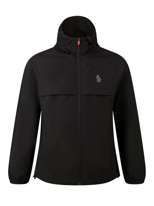 Luke 1977 Men's Brecon Performance Zip Through Jacket in Black - Image 2