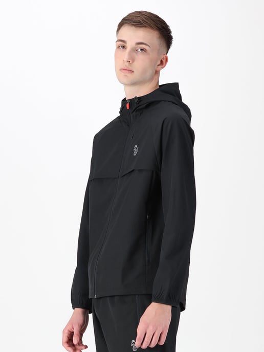 Luke 1977 Men's Brecon Performance Zip Through Jacket in Black - Image 3